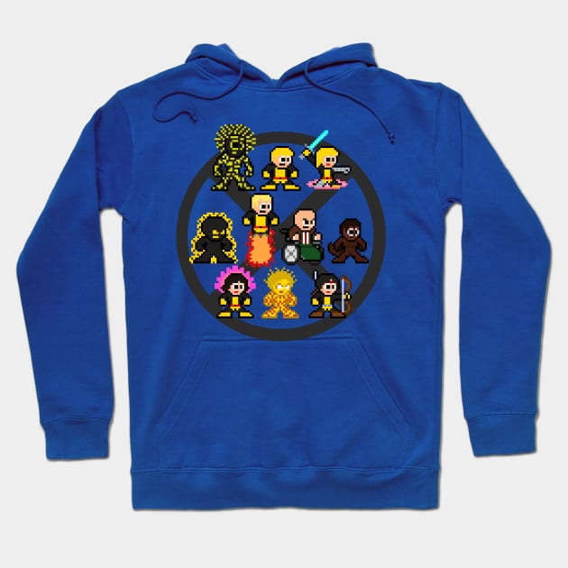 8-Bit New Mutants Hoodie by 8-BitHero